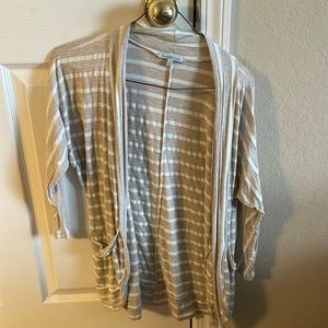Size small striped cardigan